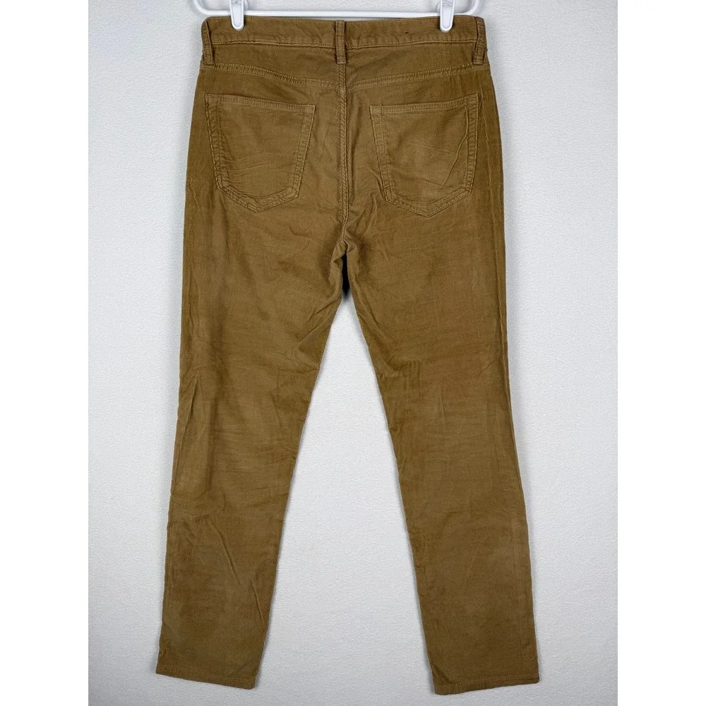 Banana Republic Traveler Slim Fit Corduroy Pants Mens 31x30 Khaki‎ Tan 744274-10